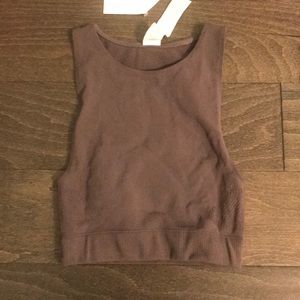 NWT fabletics sports bra with mesh detail
